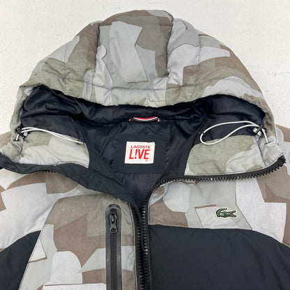 【中古】LACOSTE L!VE | ラコステライブ ダウンジャケット BH3462 カモ サイズ：52【加古川店】