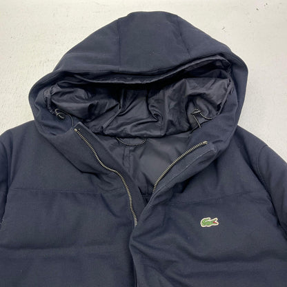 【中古】LACOSTE | ラコステ ダウンジャケット BH340EL ブラック サイズ：50【加古川店】