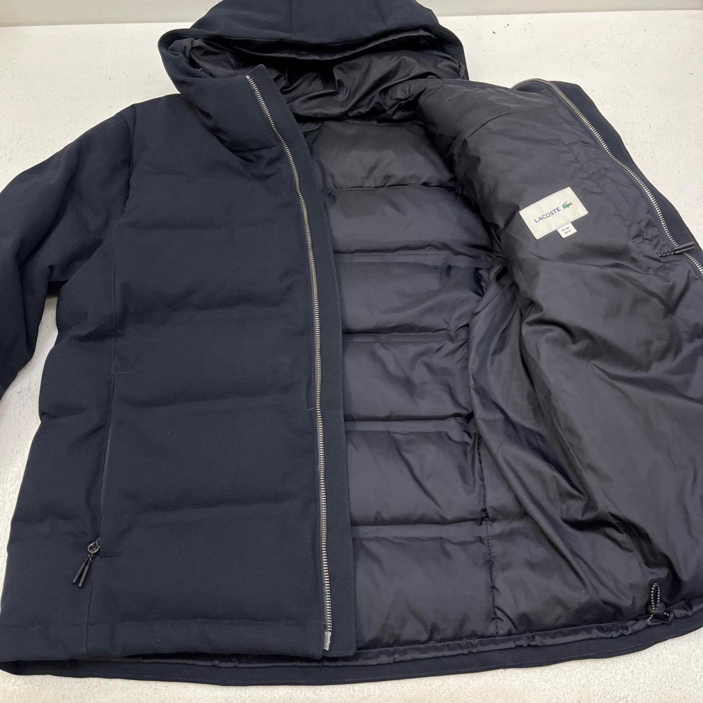 【中古】LACOSTE | ラコステ ダウンジャケット BH340EL ブラック サイズ：50【加古川店】