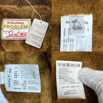 【中古】SAINT MICHAEL | セントマイケルセイントマイケル CORDUROY BOA JACKET その他アウター SM-HR1-0000-079 ブラウン サイズ：L【加古川店】