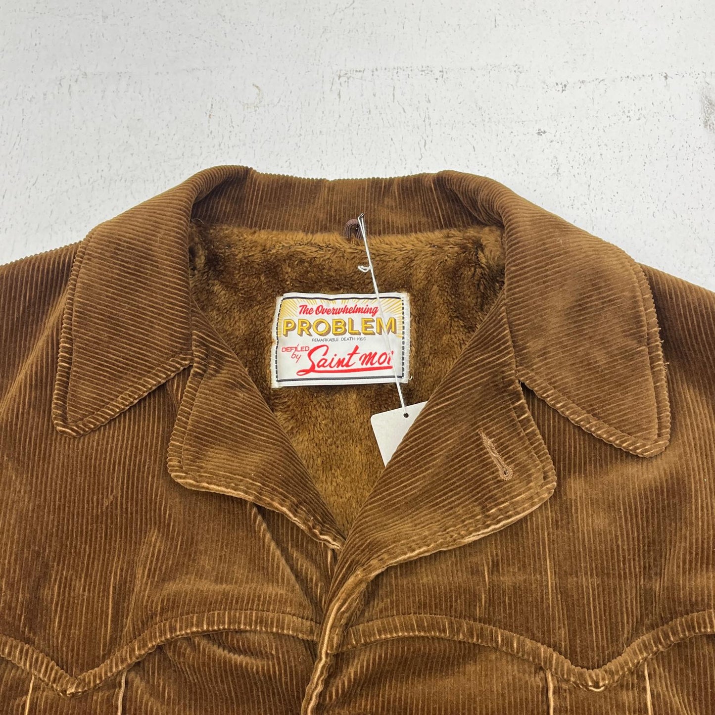 【中古】SAINT MICHAEL | セントマイケルセイントマイケル CORDUROY BOA JACKET その他アウター SM-HR1-0000-079 ブラウン サイズ：L【加古川店】