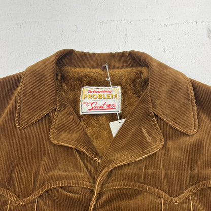 【中古】SAINT MICHAEL | セントマイケルセイントマイケル CORDUROY BOA JACKET その他アウター SM-HR1-0000-079 ブラウン サイズ：L【加古川店】