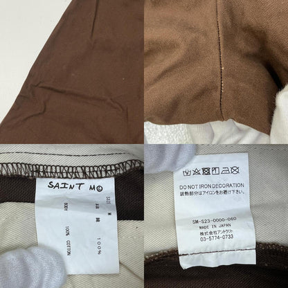 【中古】SAINT MICHAEL | セントマイケルセイントマイケル WIDE PANTS パンツ SM-S23-0000-060 ブラウン サイズ：M【加古川店】