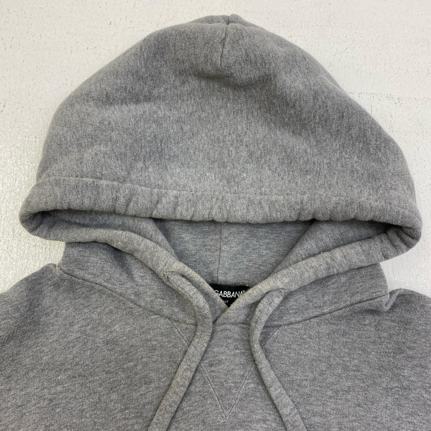 【中古】DOLCE & GABBANA | ドルチェアンドガッバーナ graphic logo hoodie パーカー G9VU7T FU77G グレー サイズ：52【加古川店】