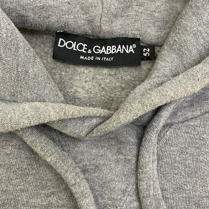 【中古】DOLCE & GABBANA | ドルチェアンドガッバーナ graphic logo hoodie パーカー G9VU7T FU77G グレー サイズ：52【加古川店】