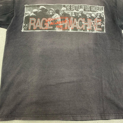 【中古】 rage against the machine:the battle of losangeles giant 半袖Ｔシャツ グレー【加古川店】