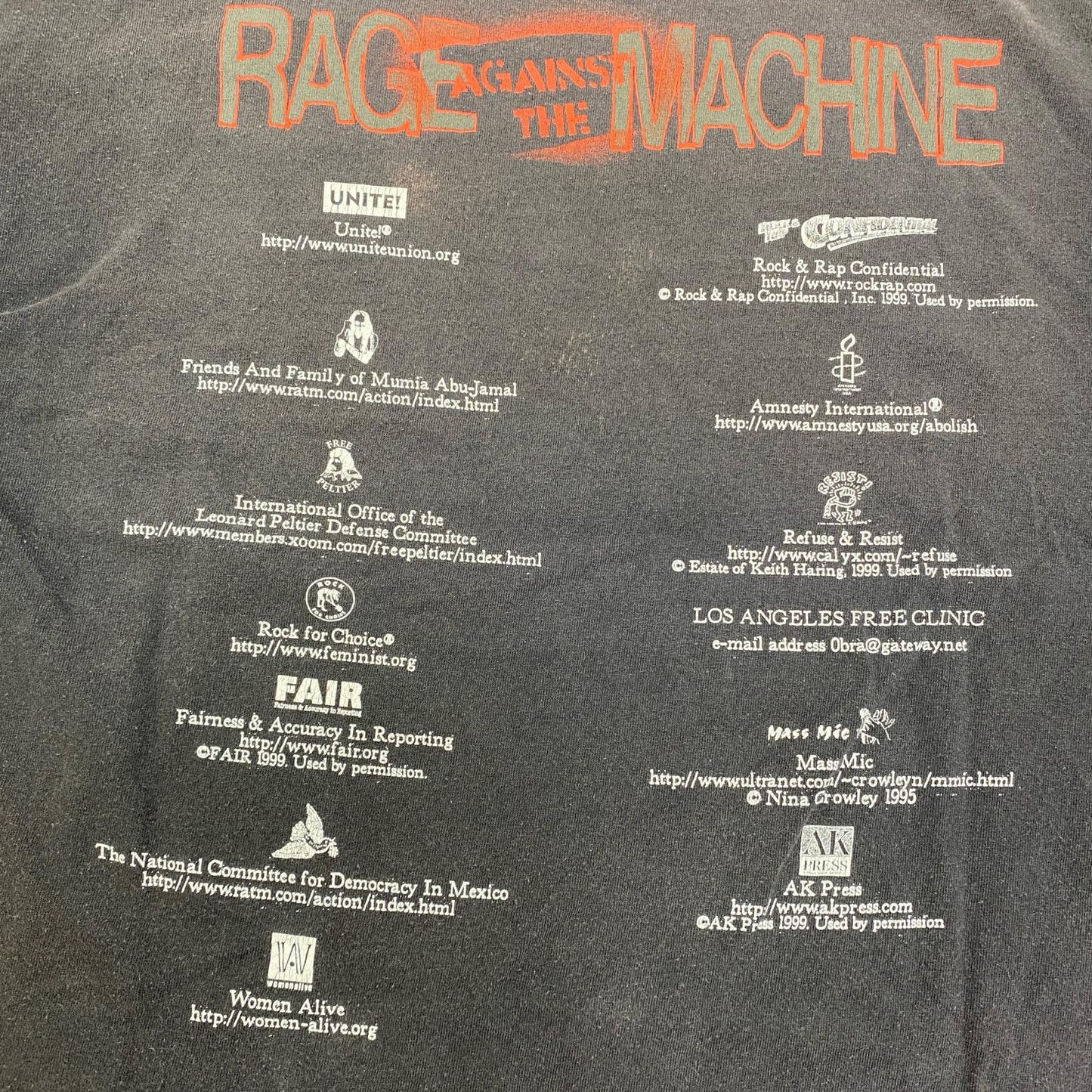 【中古】 rage against the machine:the battle of losangeles giant 半袖Ｔシャツ グレー【加古川店】