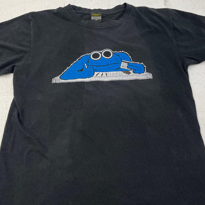 【中古】 Sesame Street Cookie Monster Parody stars& 半袖Ｔシャツ ブラック サイズ：M【加古川店】