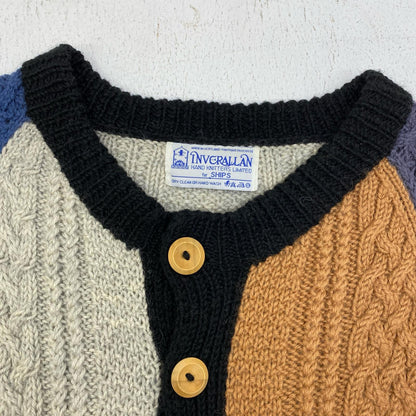 【中古】INVERALLAN | インバーアラン ｸﾚｲｼﾞｰﾊﾟﾀｰﾝ ｸﾙｰﾈｯｸ カーディガン マルチカラー【加古川店】