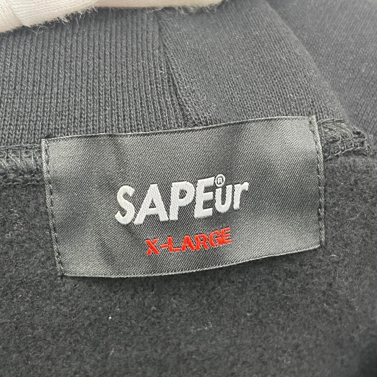 【中古】SAPEur | サプール BIG3 HOODIE パーカー ブラック サイズ：XL【加古川店】