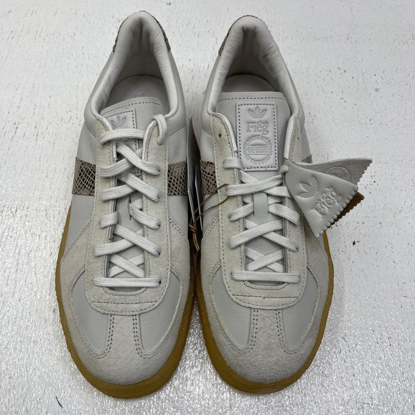 【中古】adidas Originals | アディダスオリジナルス KITH Clarks 8th Street BW Army スニーカー JR5306 アイボリー 27.5cm【加古川店】