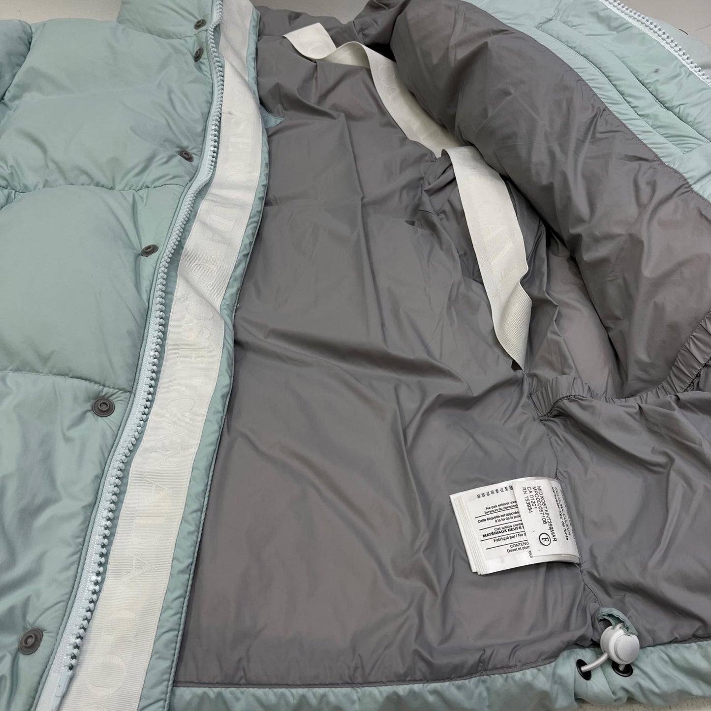 【中古】CANADA GOOSE | カナダグース EVERETT PUFFER ｶﾅﾀﾞｸﾞｰｽｼﾞｬﾊﾟﾝ国内正規 ダウンジャケット 2613MB ライトブルー サイズ：M【加古川店】