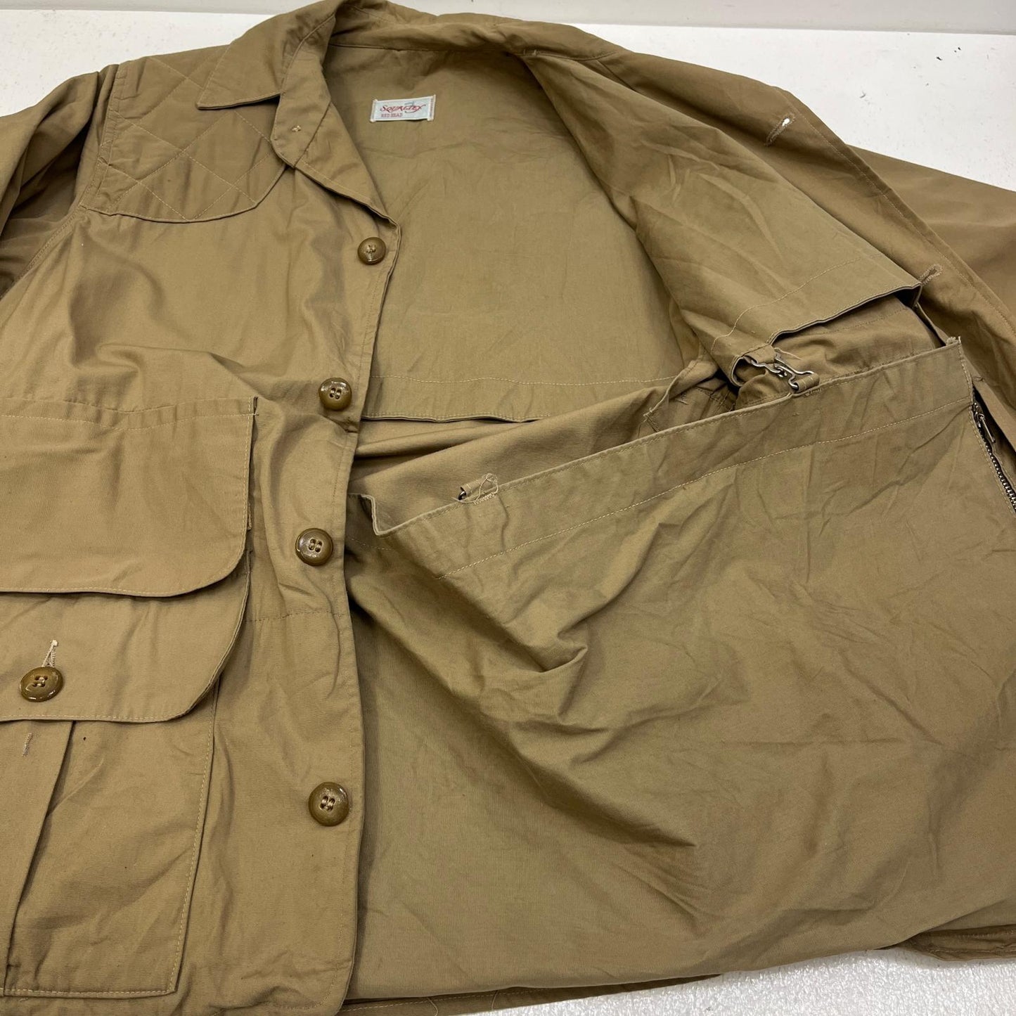 【中古】 RED HEAD SQUALTEX Hunting Jacket その他アウター ベージュ【加古川店】