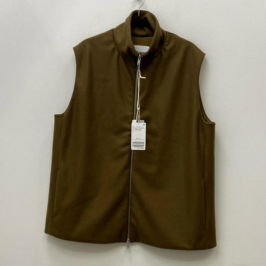 【中古】JIL SANDER | ジルサンダー ZIP UP VEST その他アウター j22fb0137 j40045 ブラウン サイズ：46【加古川店】