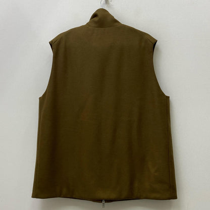 【中古】JIL SANDER | ジルサンダー ZIP UP VEST その他アウター j22fb0137 j40045 ブラウン サイズ：46【加古川店】