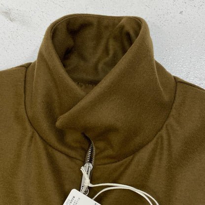 【中古】JIL SANDER | ジルサンダー ZIP UP VEST その他アウター j22fb0137 j40045 ブラウン サイズ：46【加古川店】