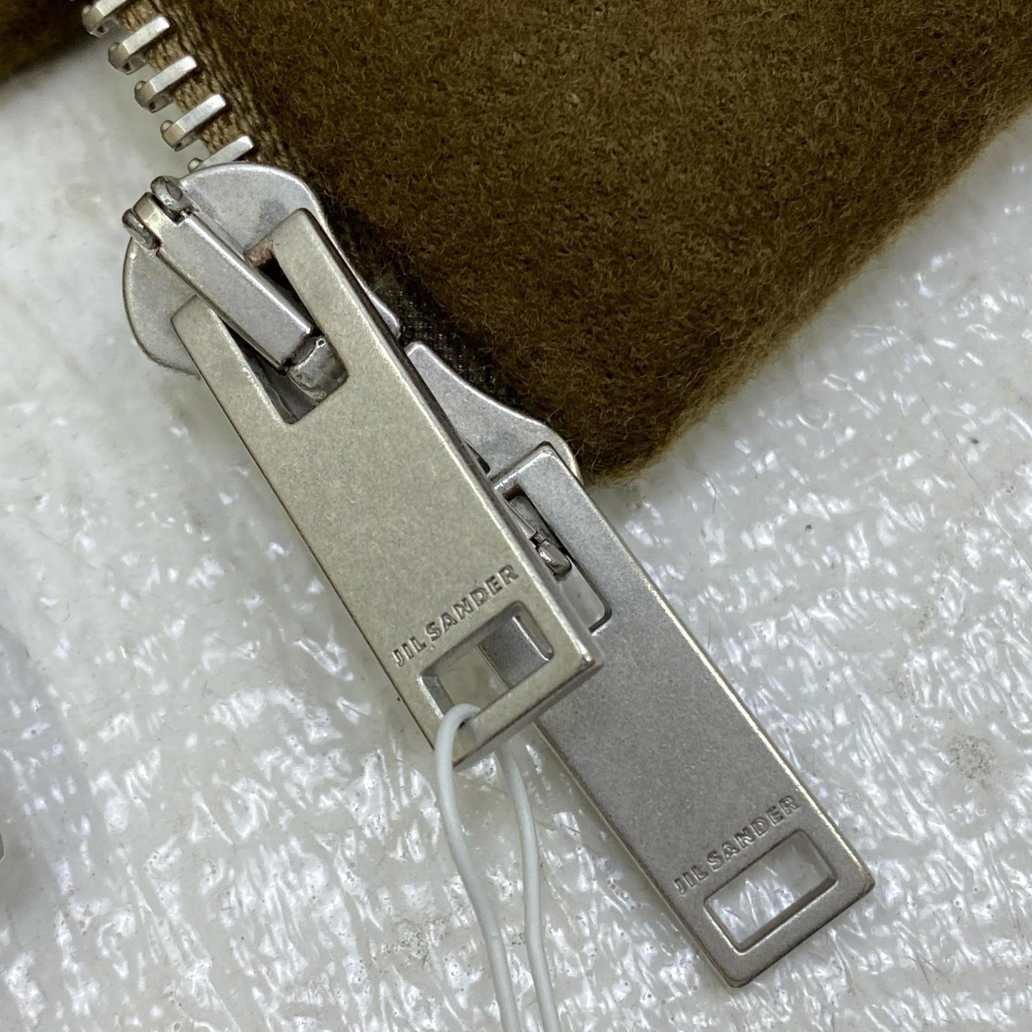 【中古】JIL SANDER | ジルサンダー ZIP UP VEST その他アウター j22fb0137 j40045 ブラウン サイズ：46【加古川店】