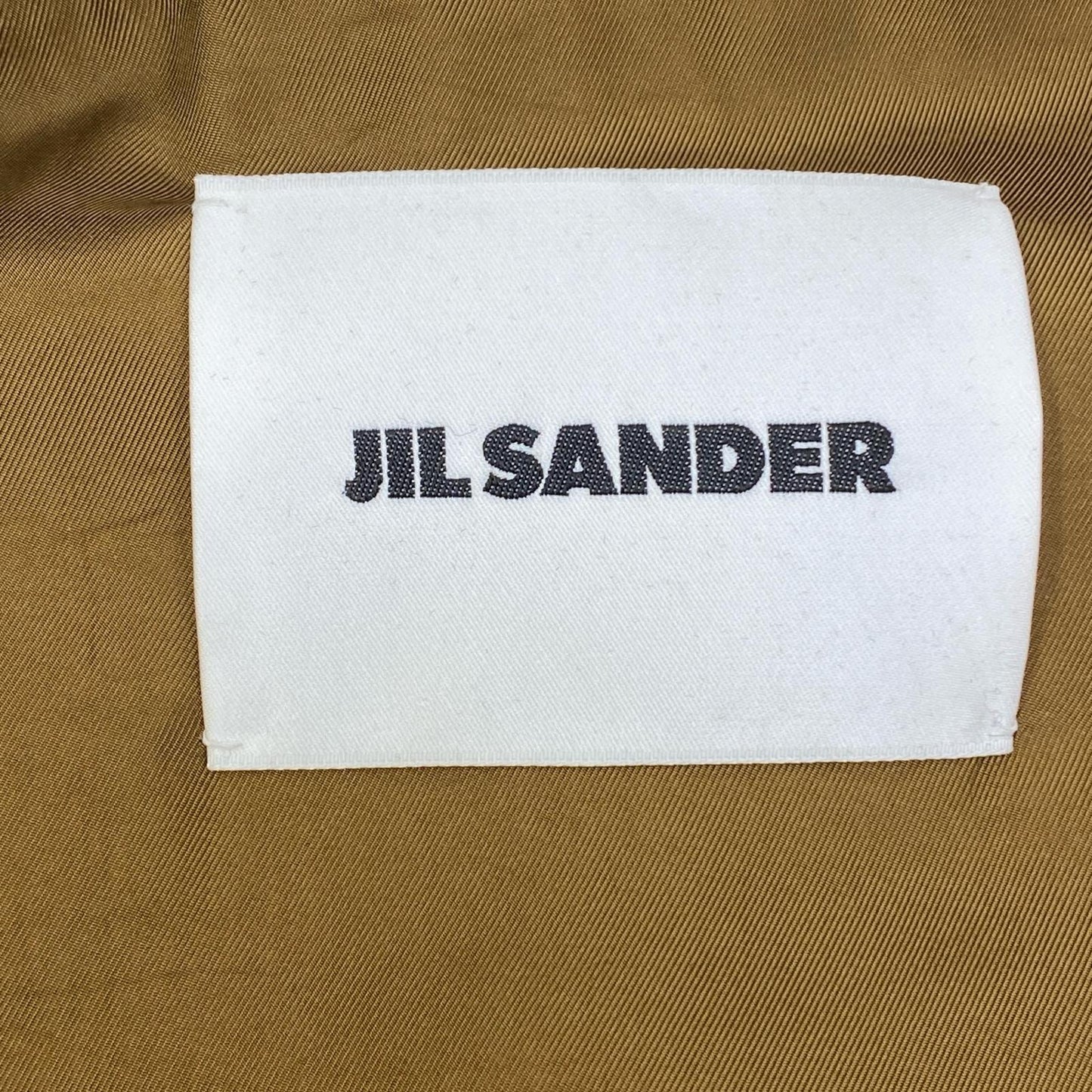 【中古】JIL SANDER | ジルサンダー ZIP UP VEST その他アウター j22fb0137 j40045 ブラウン サイズ：46【加古川店】