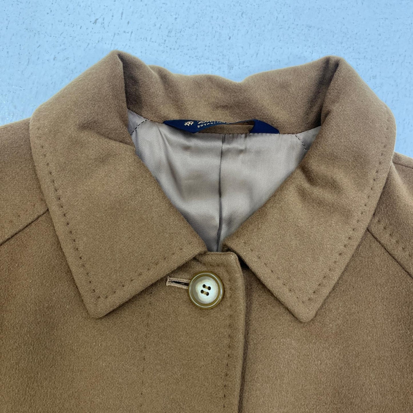 【中古】Brooks Brothers | ブルックスブラザーズ カシミヤ ステンカラーコート 61-51-3030 ブラウン【加古川店】