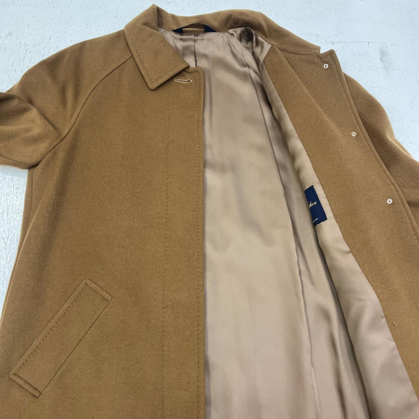 【中古】Brooks Brothers | ブルックスブラザーズ カシミヤ ステンカラーコート 61-51-3030 ブラウン【加古川店】