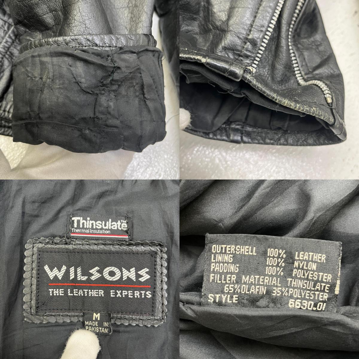 【中古】wilson | ウィルソン レザー ブラック サイズ：M【加古川店】