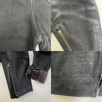 【中古】BROWN by 2-tacs | ブラウンバイツータックス 'Horsehide Riders Jacket' レザー B8-J004 ブラック サイズ：M【加古川店】