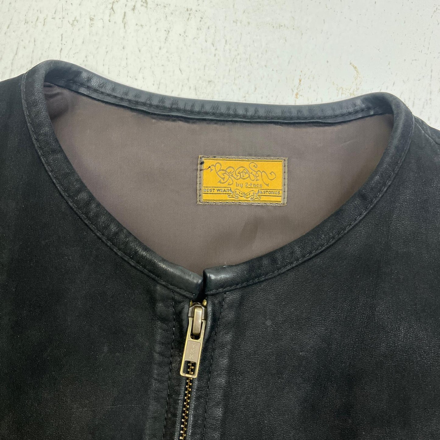 【中古】BROWN by 2-tacs | ブラウンバイツータックス 'Horsehide Riders Jacket' レザー B8-J004 ブラック サイズ：M【加古川店】