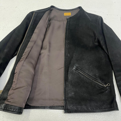 【中古】BROWN by 2-tacs | ブラウンバイツータックス 'Horsehide Riders Jacket' レザー B8-J004 ブラック サイズ：M【加古川店】