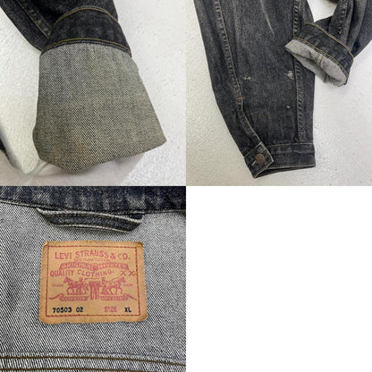 【中古】Levi's | リーバイス lot:70503-02 先染め デニム ブラック サイズ：XL【加古川店】