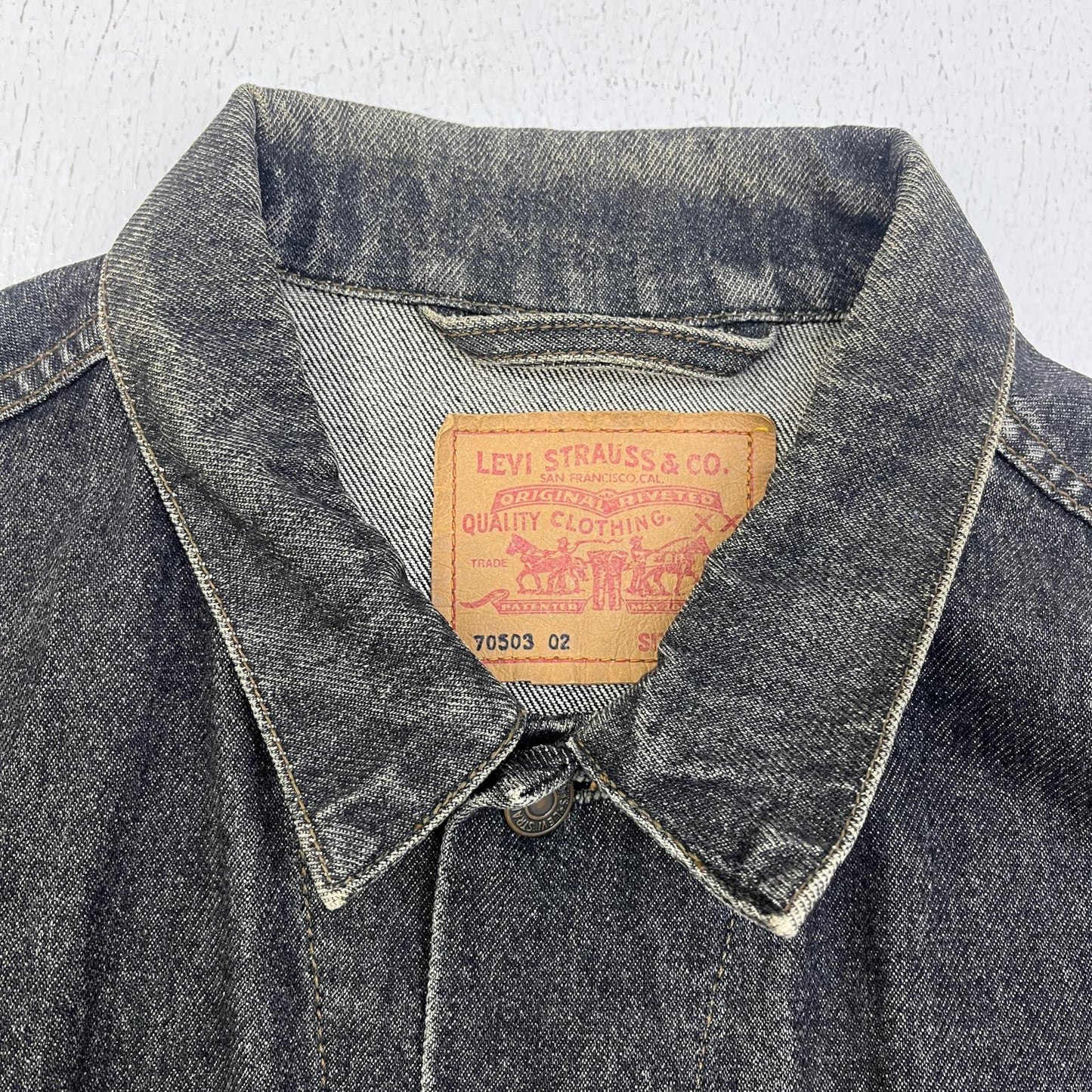 【中古】Levi's | リーバイス lot:70503-02 先染め デニム ブラック サイズ：XL【加古川店】