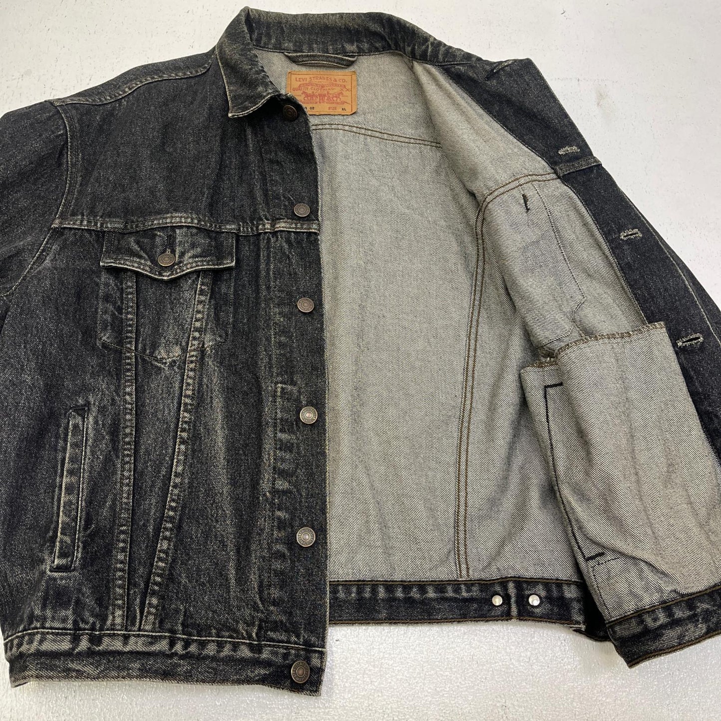 【中古】Levi's | リーバイス lot:70503-02 先染め デニム ブラック サイズ：XL【加古川店】