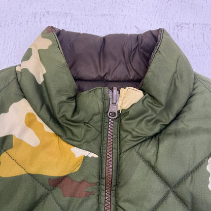 【中古】STUSSY | ステューシー quilting reversible jacket その他アウター カーキ サイズ：M【加古川店】