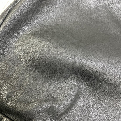 【中古】NAUTICA | ノーティカ leather car coat レザー ブラック サイズ：48【加古川店】