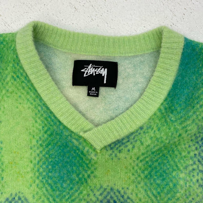 【中古】STUSSY | ステューシー Gradient Dot Brushed Sweater ニット 117210 マルチカラー サイズ：M【加古川店】