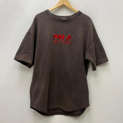 【中古】CVTVLIST | カタリスト usualスウェット 半袖Ｔシャツ ブラウン サイズ：L【加古川店】