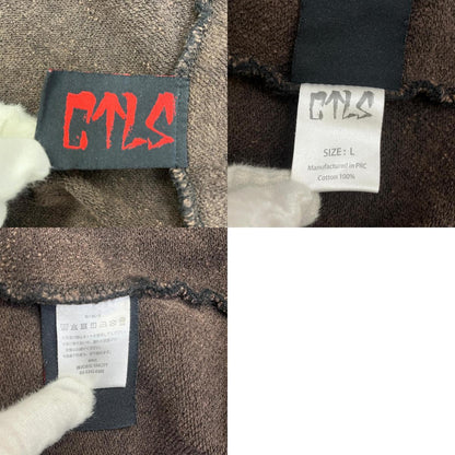 【中古】CVTVLIST | カタリスト usualスウェット 半袖Ｔシャツ ブラウン サイズ：L【加古川店】