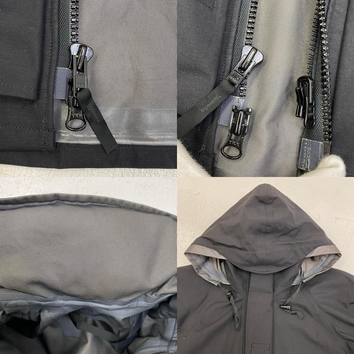 【中古】MILITARY衣料 | ミリタリーイリョウ U.S.NAVY GORE-TEX PARKA マウンテンパーカー 8415-01-663-8130 ブラック サイズ：XXS【加古川店】