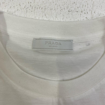 【中古】PRADA | プラダ 国内正規品 半袖Ｔシャツ DNA829 ホワイト サイズ：S【加古川店】