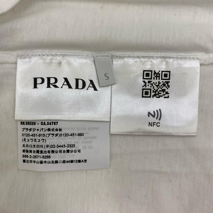 【中古】PRADA | プラダ 国内正規品 半袖Ｔシャツ DNA829 ホワイト サイズ：S【加古川店】