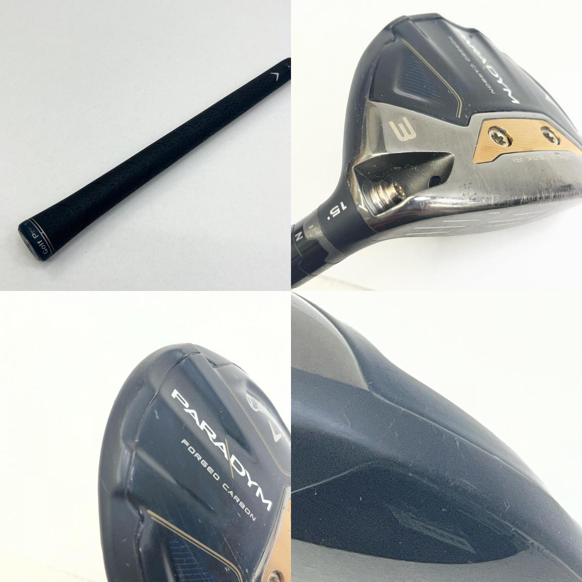 【中古】【ゴルフ用品】 Callaway | キャロウェイ シャフト長(in):約約43inch PARADYM(2023) 3W 15 シャフト:VENTUS TR 5-S フレックス:S ヘッドカバー付属【加古川店】