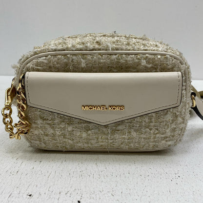 【中古】Michael Kors | マイケルコース MAISIE 2 IN 1 ｶﾒﾗｸﾛｽﾎﾞﾃﾞｨﾎﾜｲﾄ ショルダーバッグ 35F4G5MC1C【加古川店】