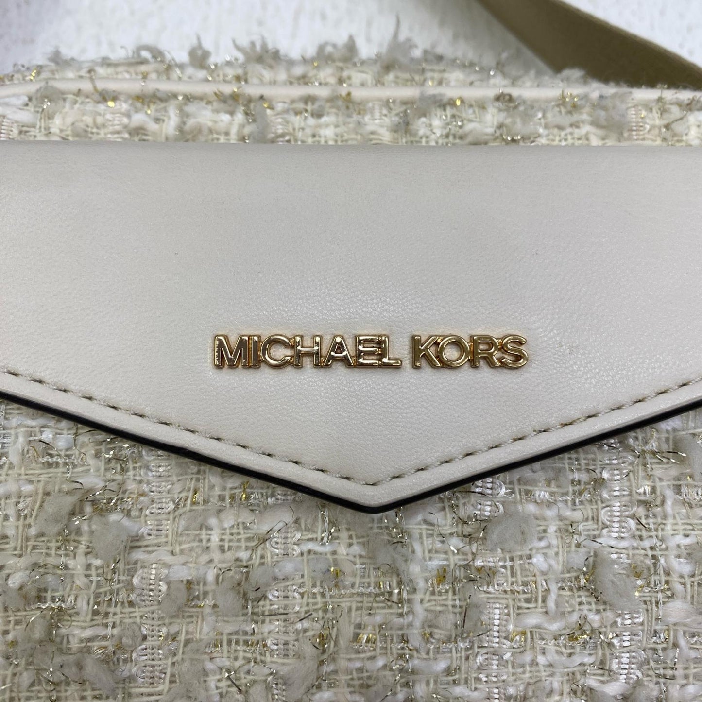 【中古】Michael Kors | マイケルコース MAISIE 2 IN 1 ｶﾒﾗｸﾛｽﾎﾞﾃﾞｨﾎﾜｲﾄ ショルダーバッグ 35F4G5MC1C【加古川店】