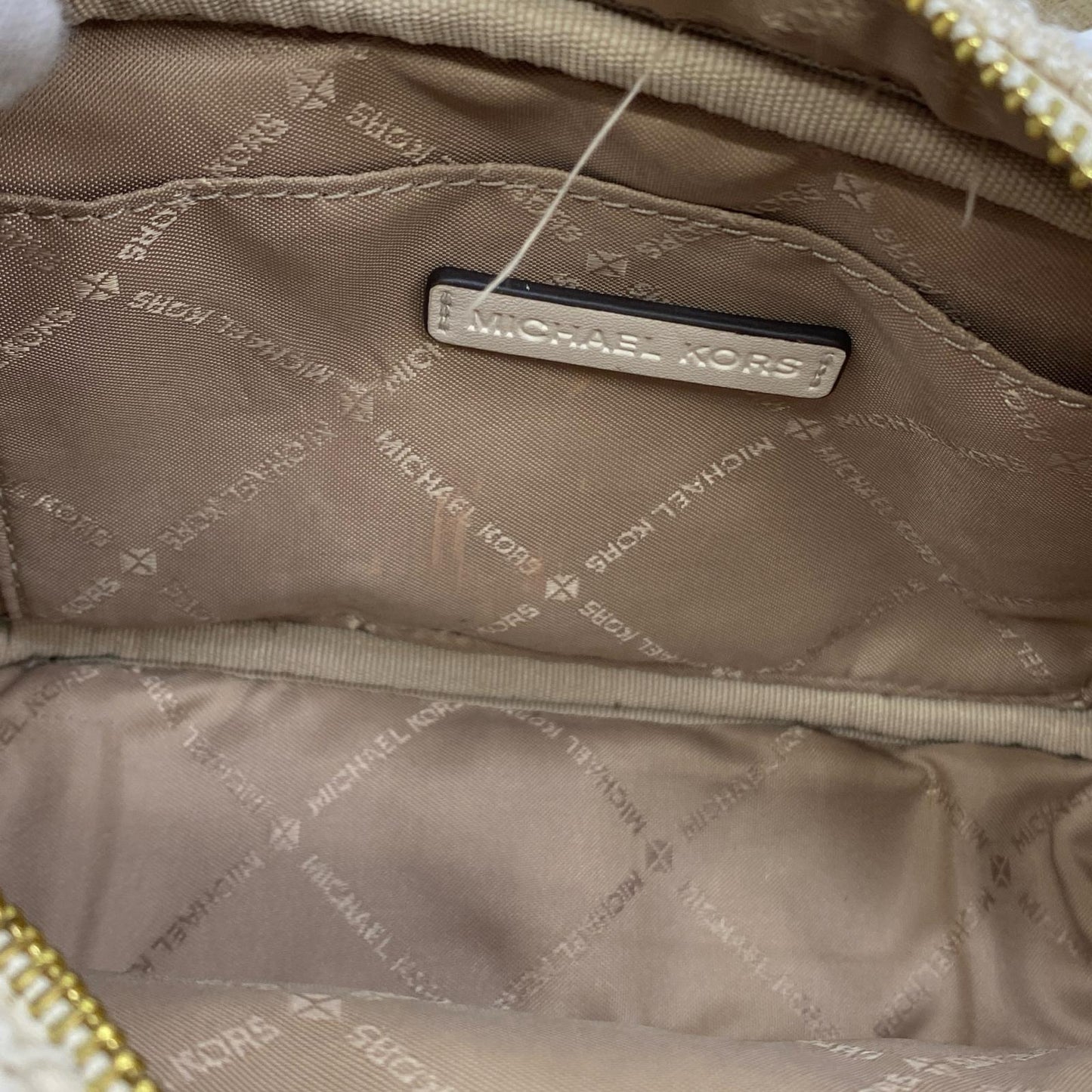 【中古】Michael Kors | マイケルコース MAISIE 2 IN 1 ｶﾒﾗｸﾛｽﾎﾞﾃﾞｨﾎﾜｲﾄ ショルダーバッグ 35F4G5MC1C【加古川店】