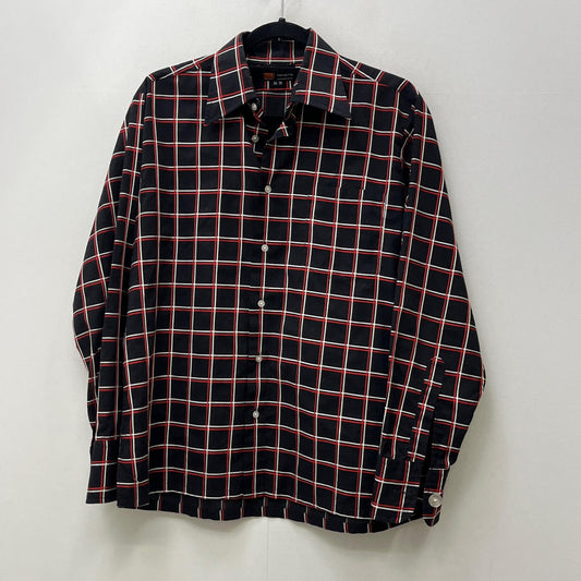 【中古】VINTAGE衣料 | ヴィンテージイリョウ john weitz:cotton check shirt 長袖シャツ サイズ：M【加古川店】