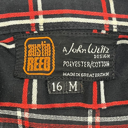 【中古】VINTAGE衣料 | ヴィンテージイリョウ john weitz:cotton check shirt 長袖シャツ サイズ：M【加古川店】