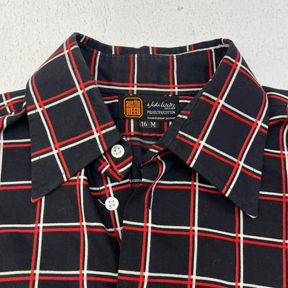 【中古】VINTAGE衣料 | ヴィンテージイリョウ john weitz:cotton check shirt 長袖シャツ サイズ：M【加古川店】