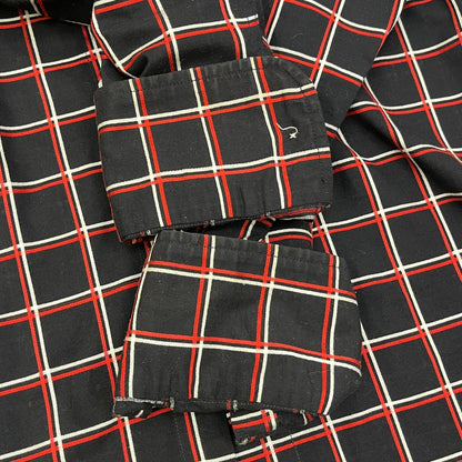 【中古】VINTAGE衣料 | ヴィンテージイリョウ john weitz:cotton check shirt 長袖シャツ サイズ：M【加古川店】