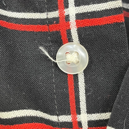 【中古】VINTAGE衣料 | ヴィンテージイリョウ john weitz:cotton check shirt 長袖シャツ サイズ：M【加古川店】