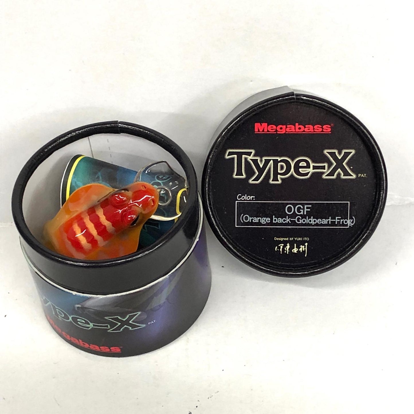 【中古】【フィッシング/釣り/釣具/ルアー】Megabass | メガバス タイプ-X オレンジバックゴールドパールフロッグ 【加古川店】