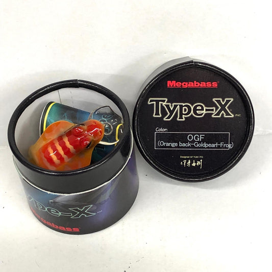 【中古】【フィッシング/釣り/釣具/ルアー】Megabass | メガバス タイプ-X オレンジバックゴールドパールフロッグ 【加古川店】